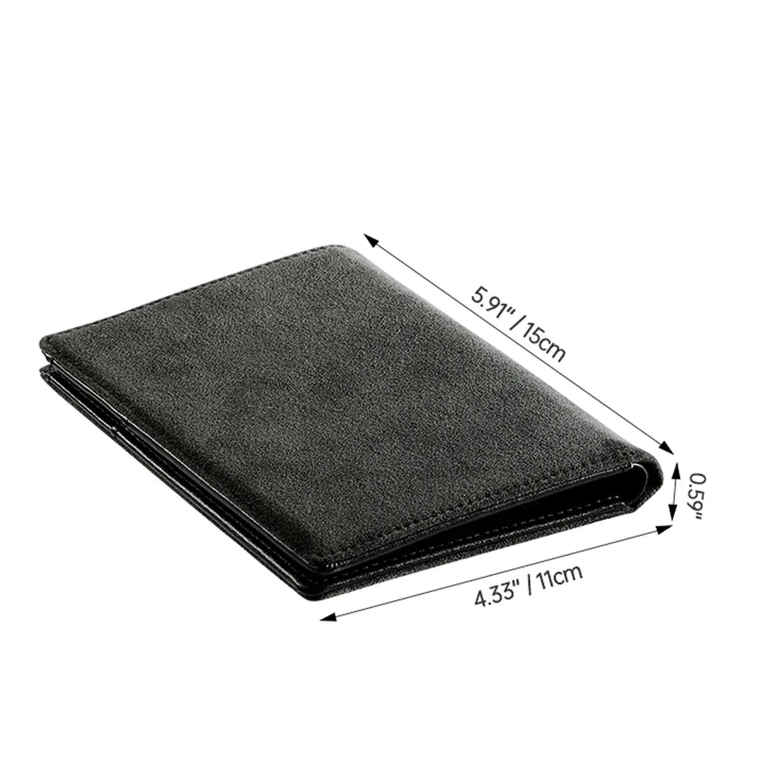 Alcantara Passport holder - Space Grey