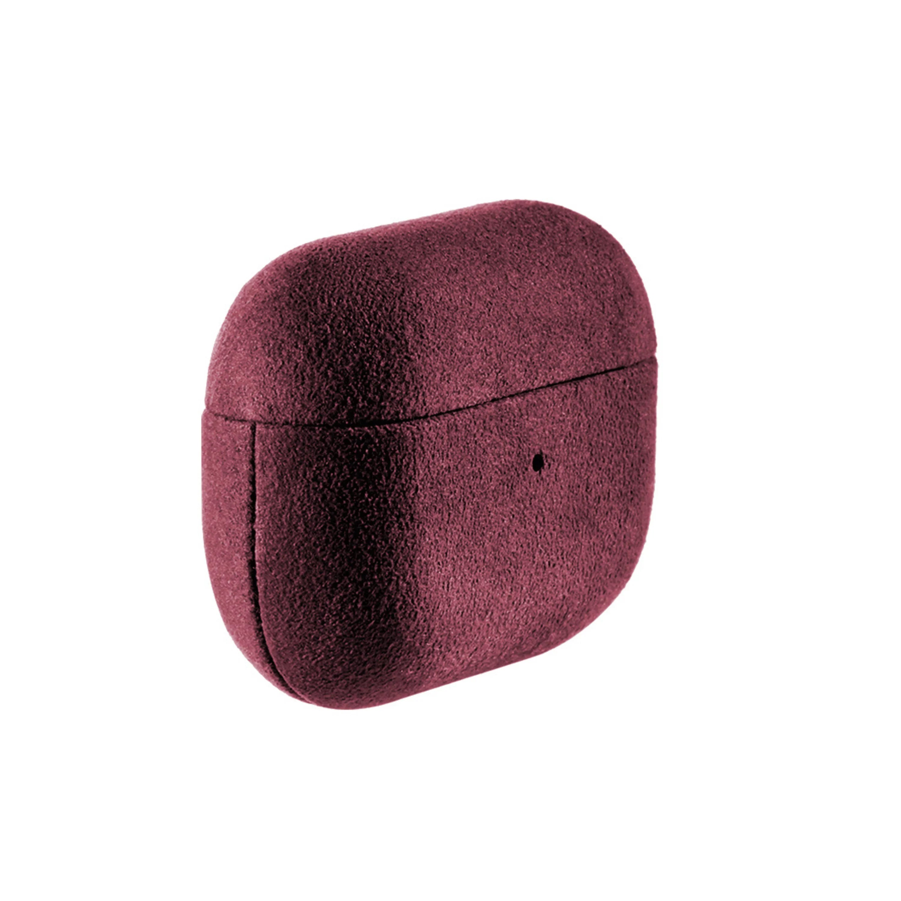 AirPods Pro (2nd Generation) Alcantara Case - Wine Red
