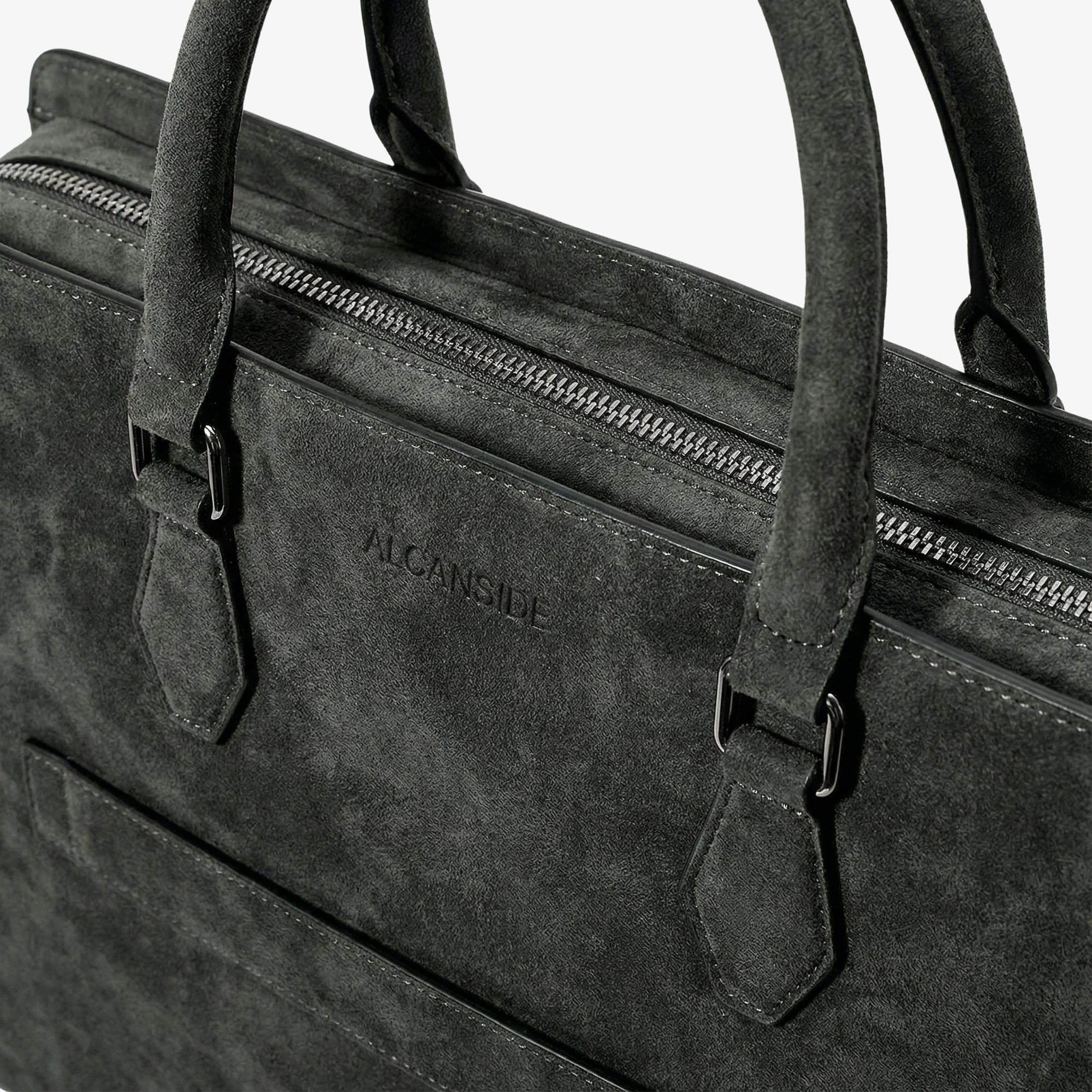 Alcantara Laptop Bag - Space Grey - Alcanside