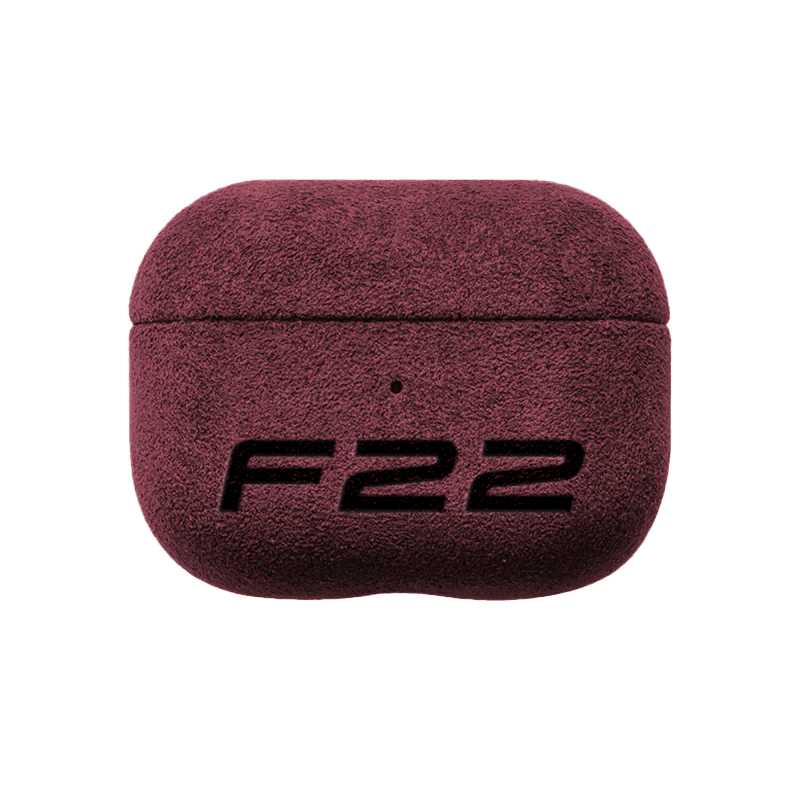 Donkervoort F22 - AirPods Pro Alcantara Case - Wine Red - Alcanside