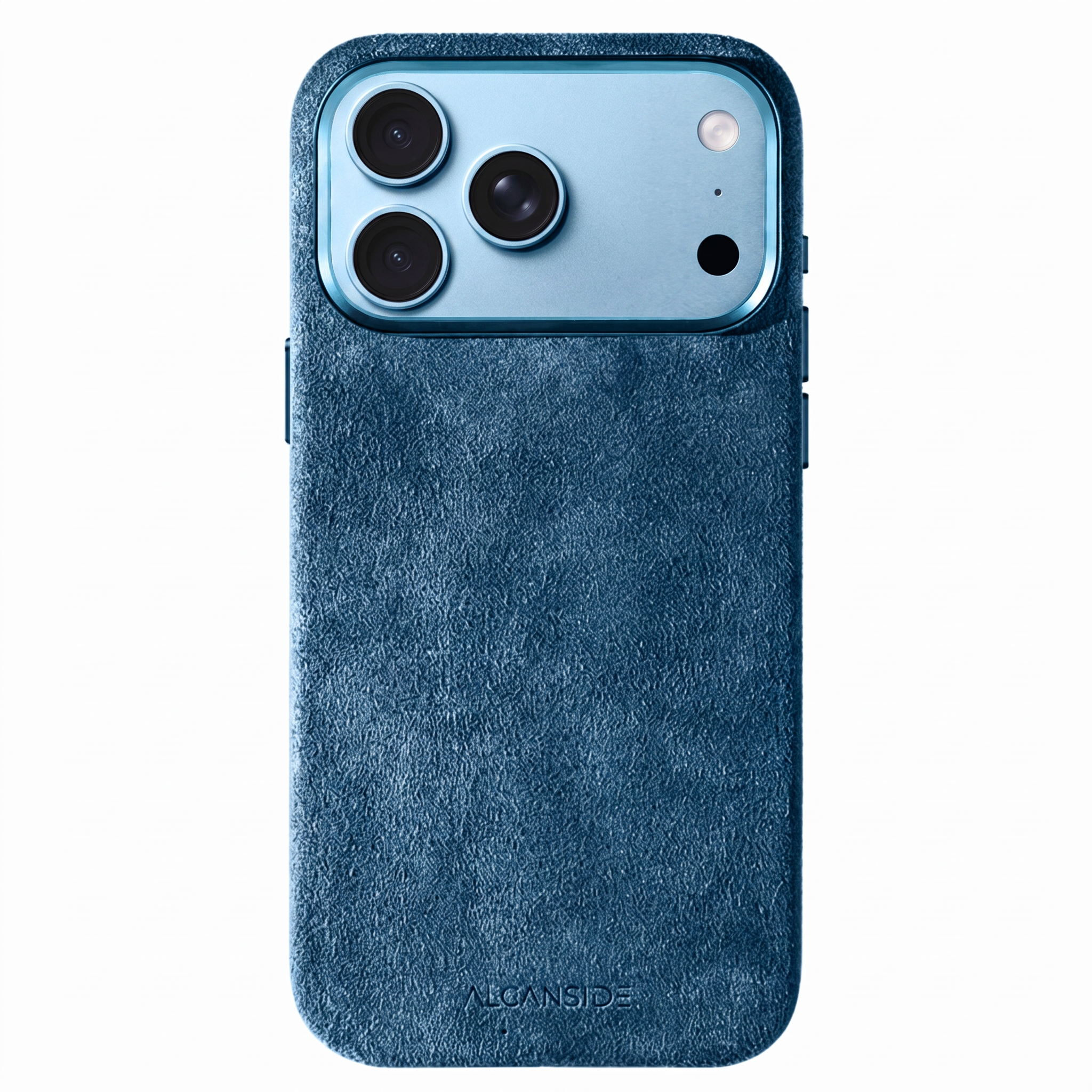 iPhone 18 Pro Alcantara Case Ocean Blue