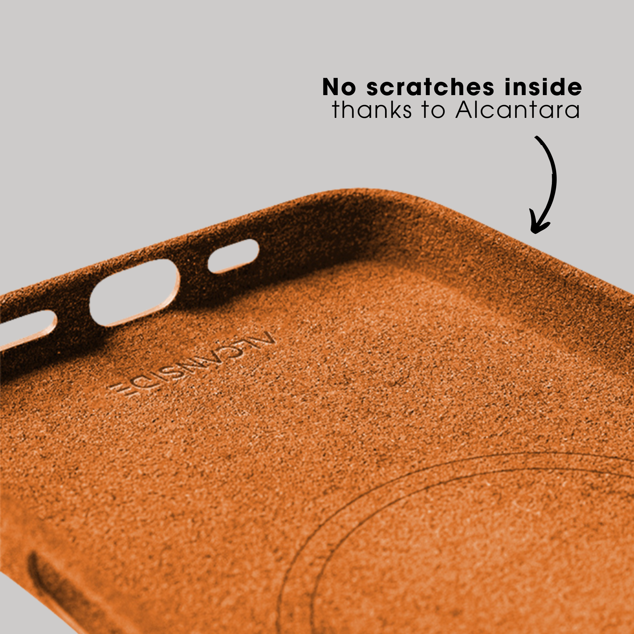 iPhone 16 Pro - Alcantara Case - Orange