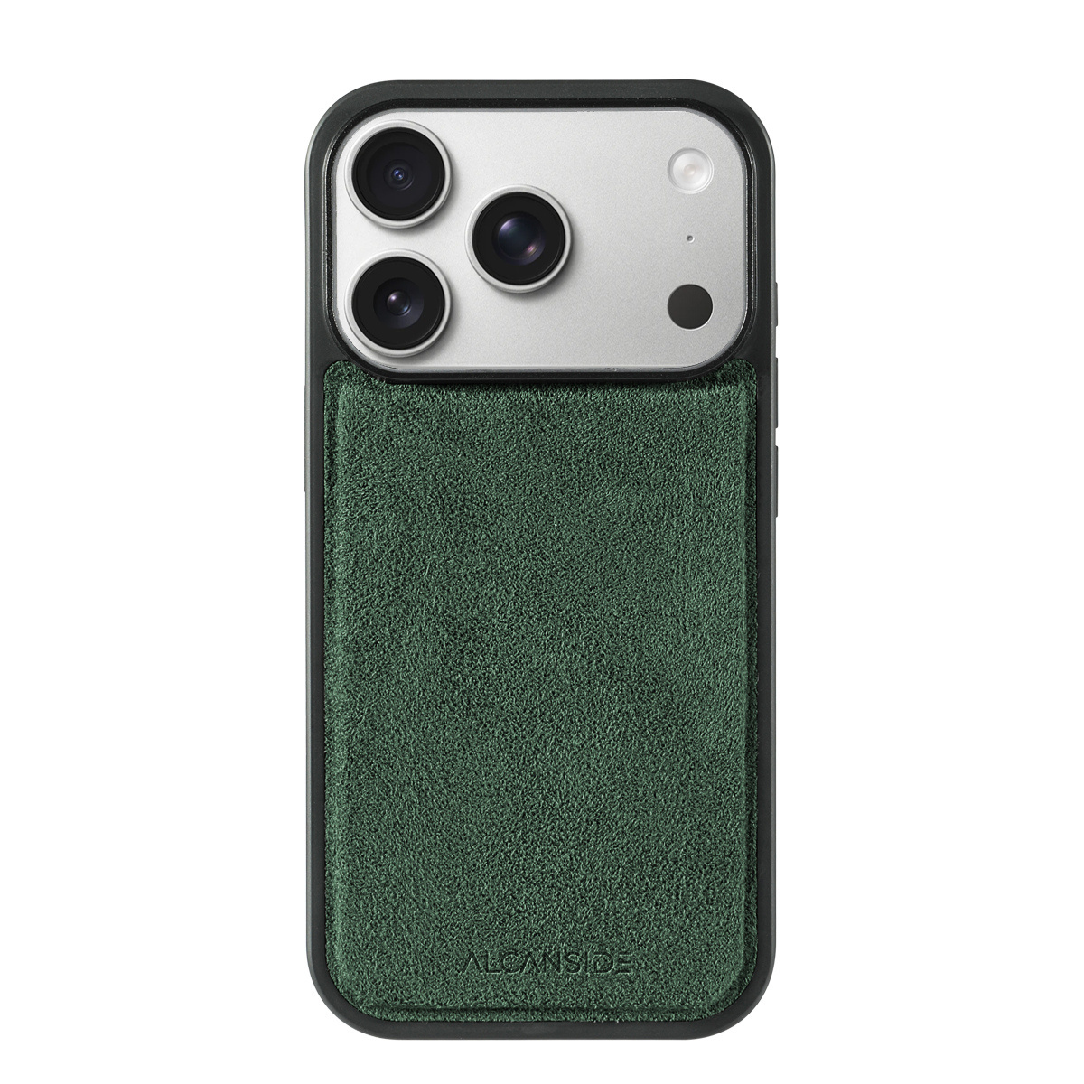 iPhone 17 Pro - Alcantara Back Cover - Midnight Green