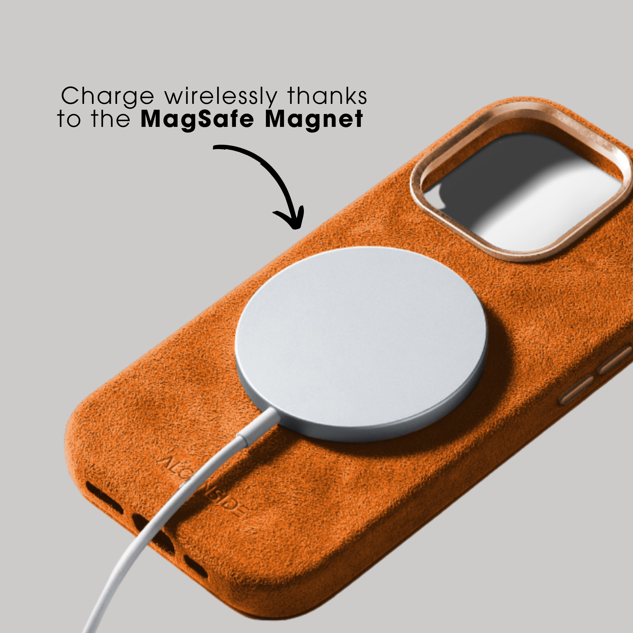 iPhone 15 Pro Max - Alcantara Case - Orange