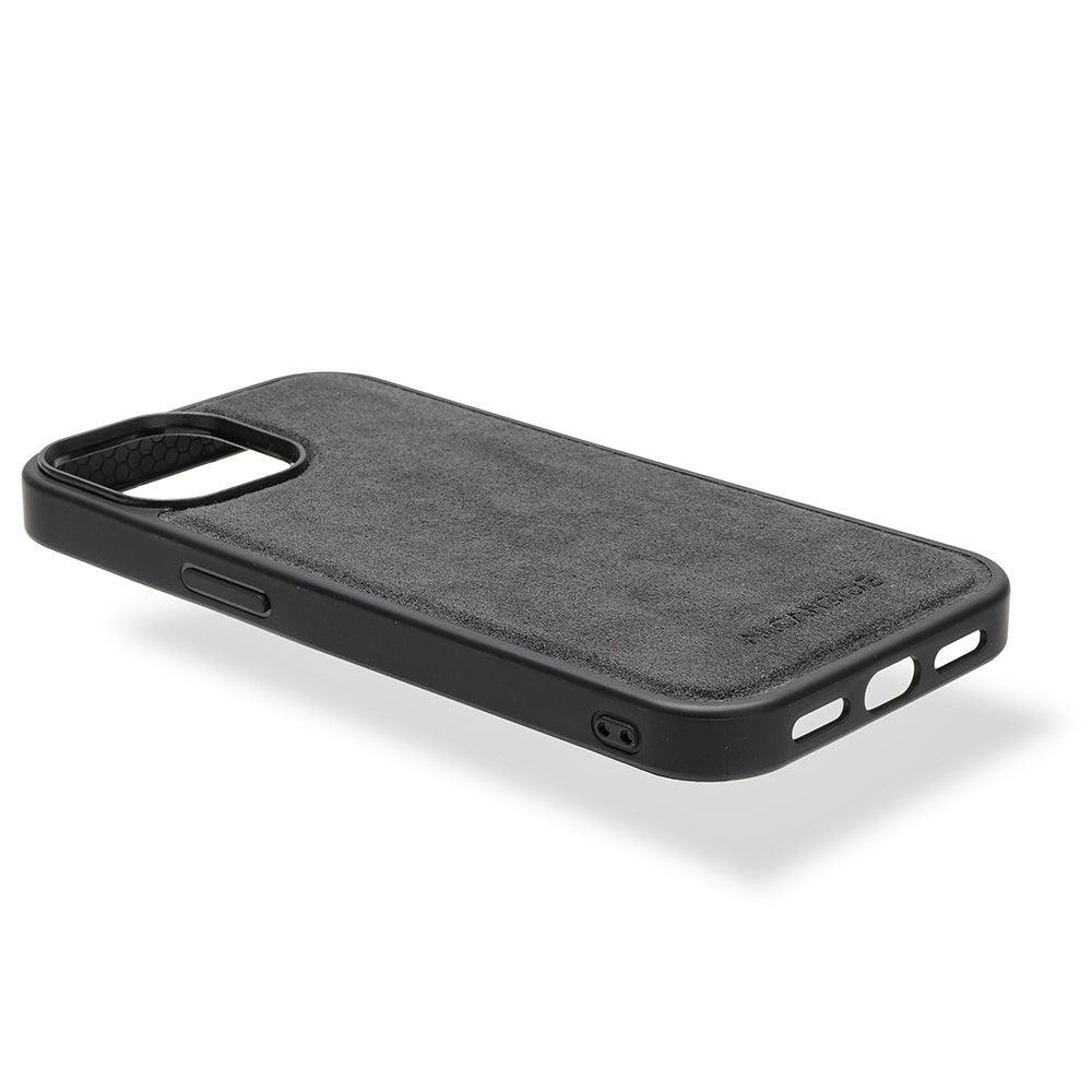 iPhone 15 Plus - Alcantara Back Cover - Nardo Gray - Alcanside