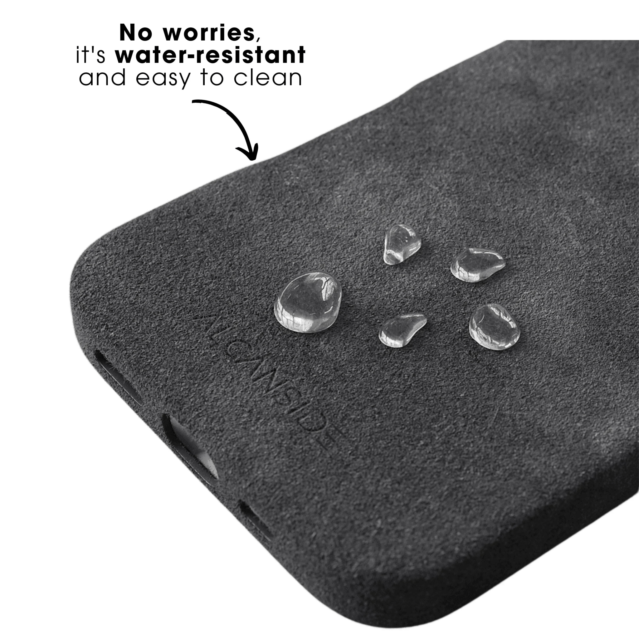 iPhone 16e - Alcantara Case - Space Grey - Alcanside