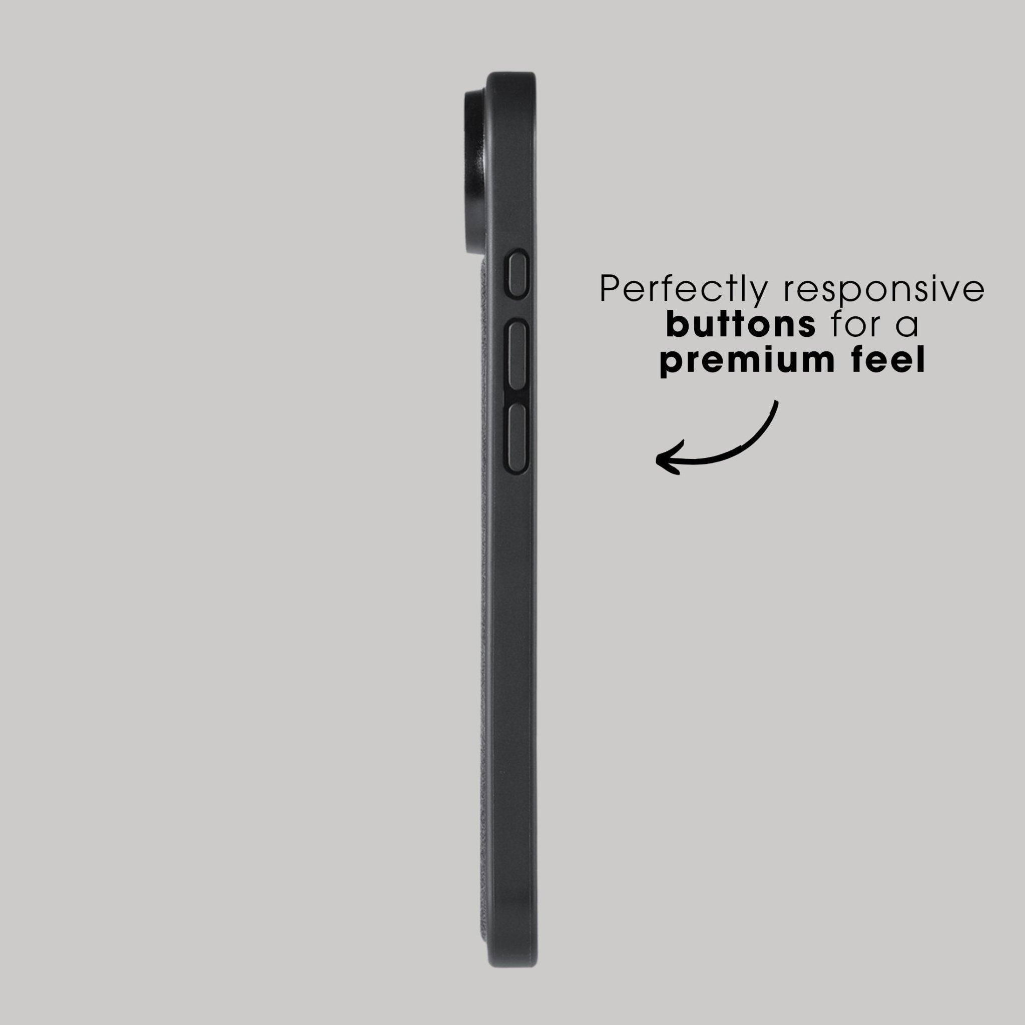 iPhone 17 Air - Alcantara Back Cover - Space Grey - Alcanside