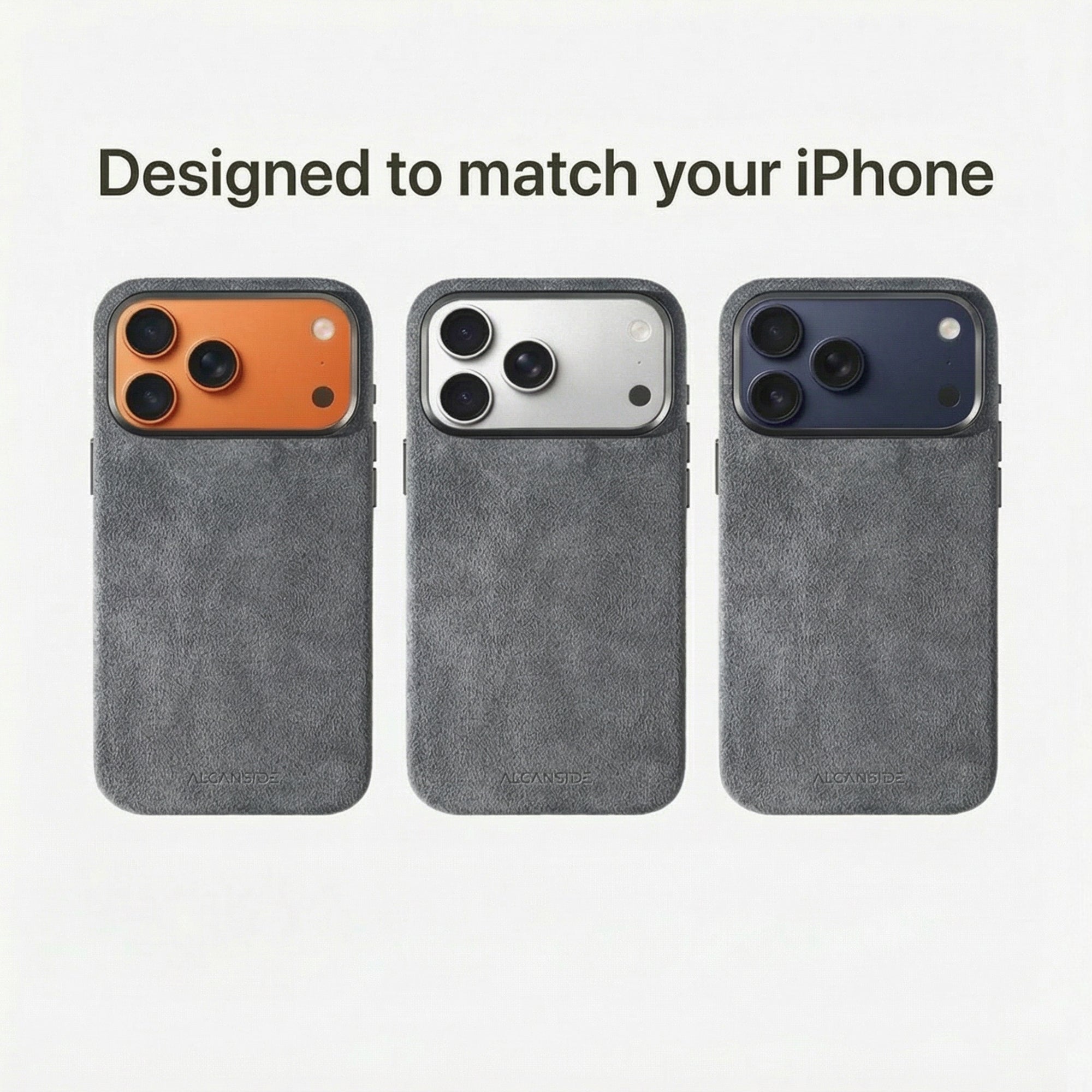 iPhone 17 Pro Max - Alcantara Case - Nardo Gray - Alcanside