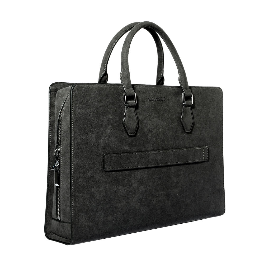 Alcantara Laptop Bag - Space Grey - Alcanside