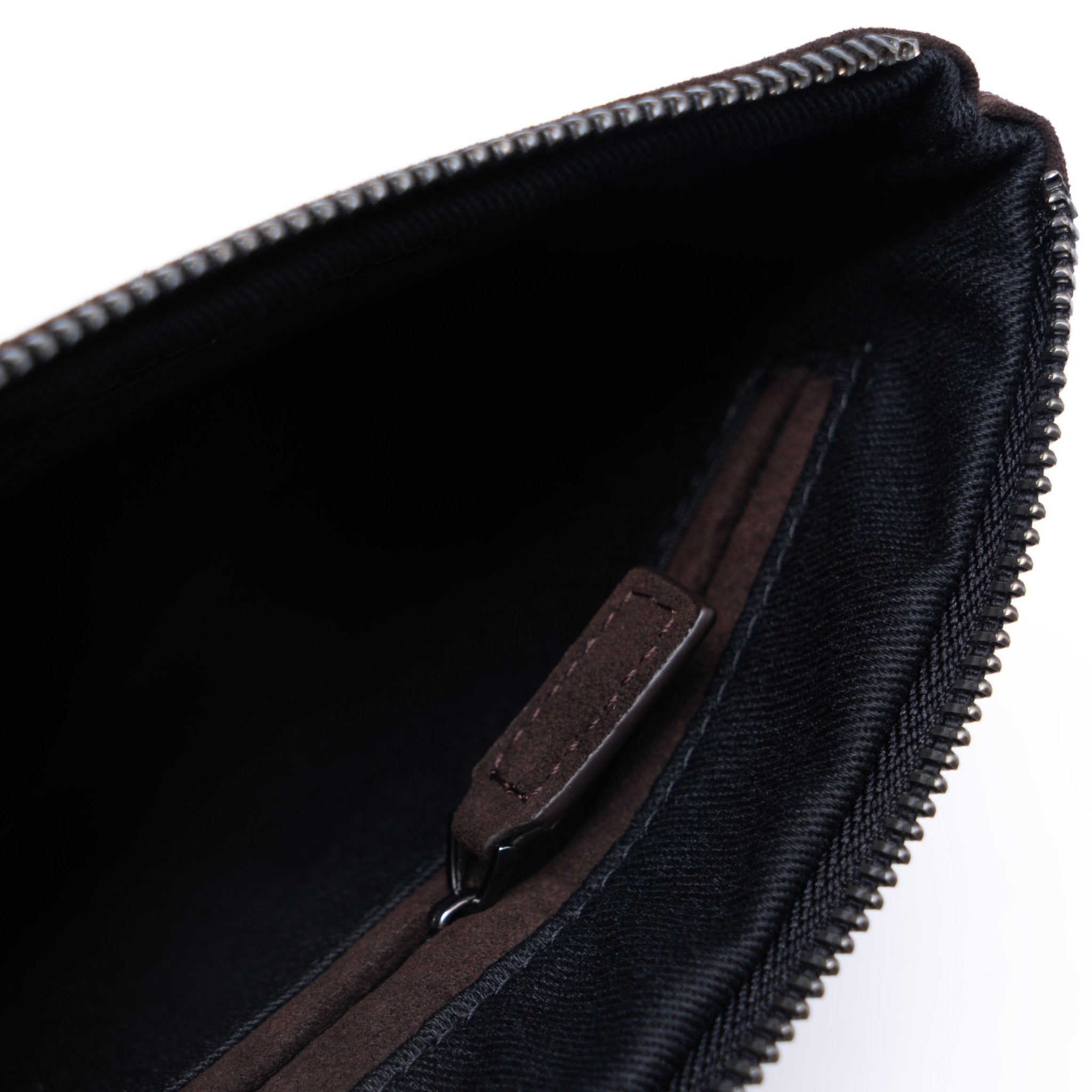 Alcantara Pouch - Chocolate brown - Alcanside