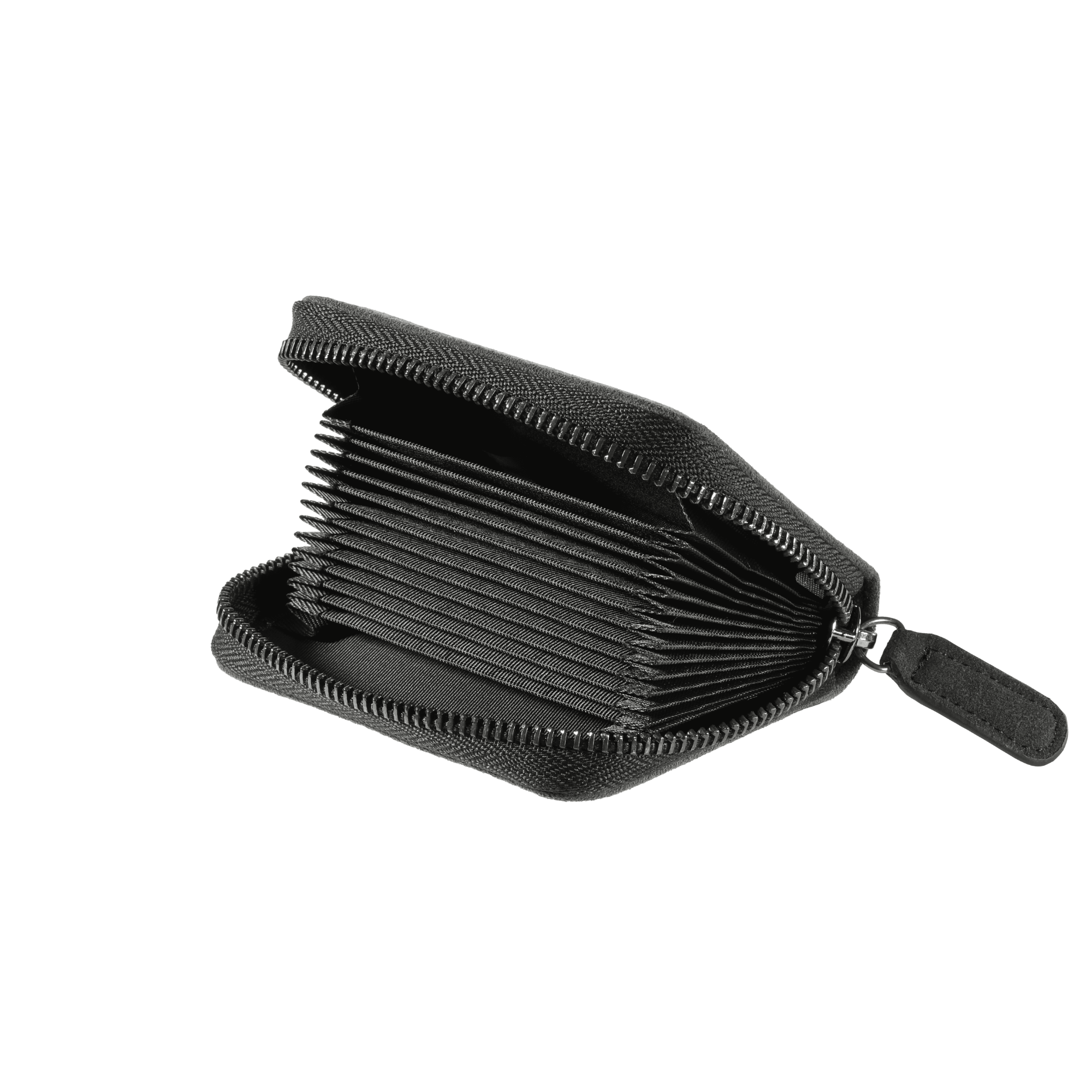 Credit Card - Alcantara Zipper Wallet - Space Grey - Alcanside