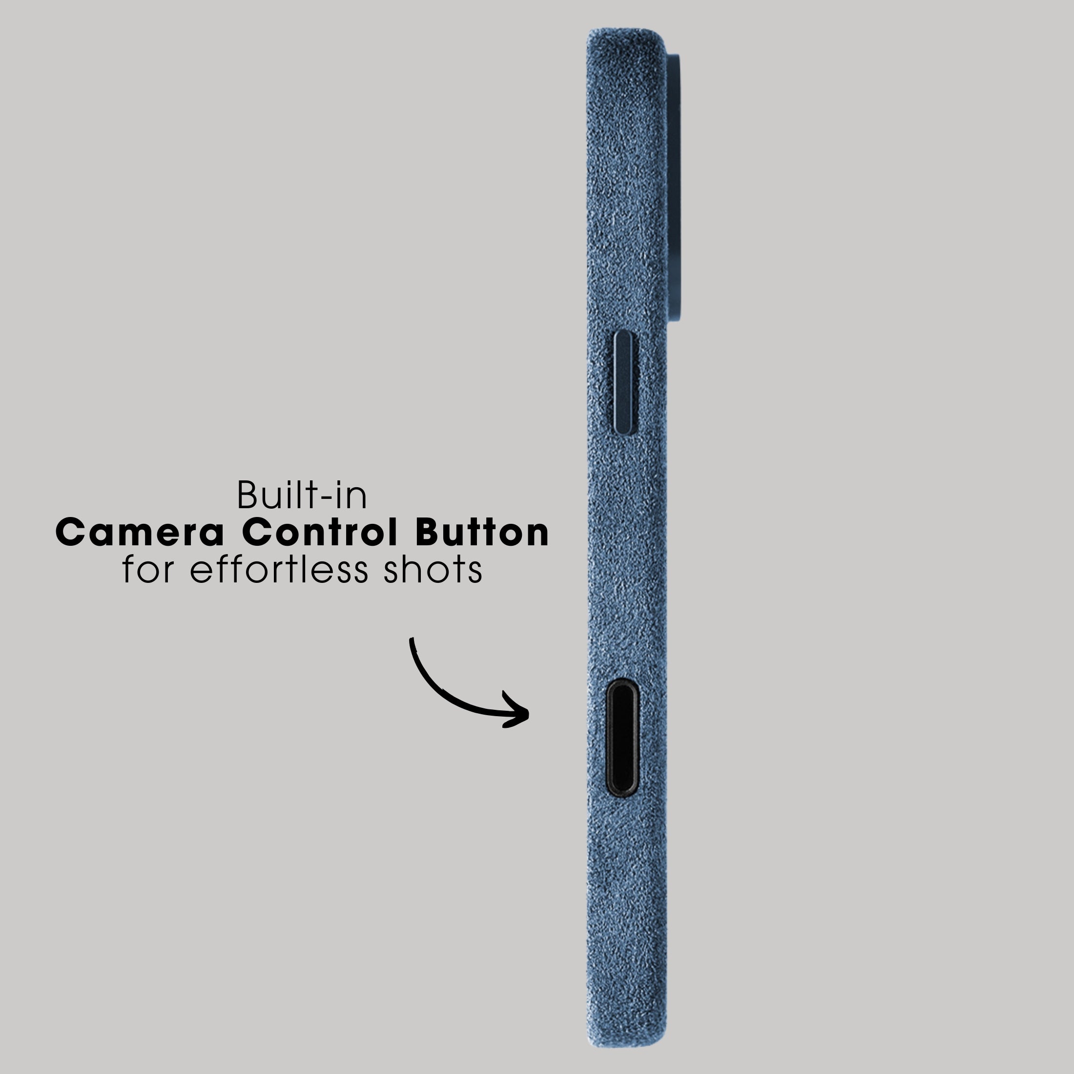 iPhone 17 Pro Max - Alcantara Case - Ocean Blue