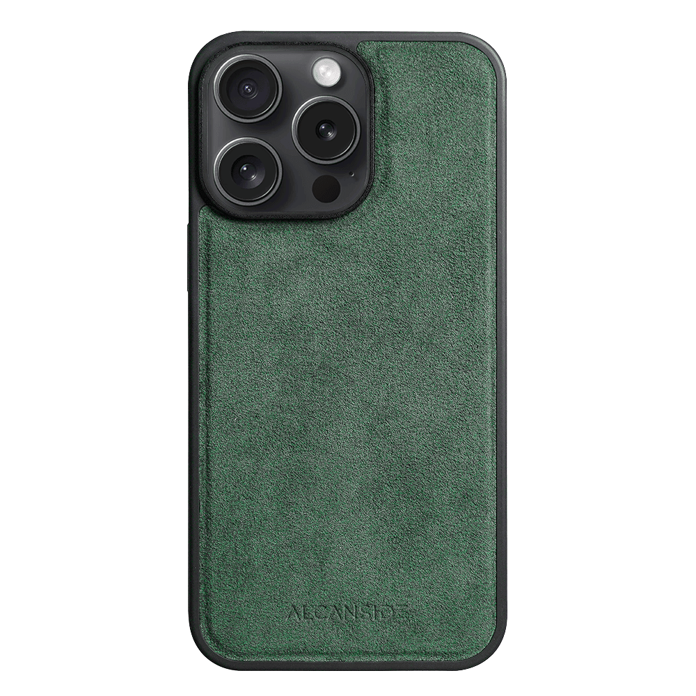 iPhone 14 Pro - Alcantara Back Cover - Midnight Green - Alcanside