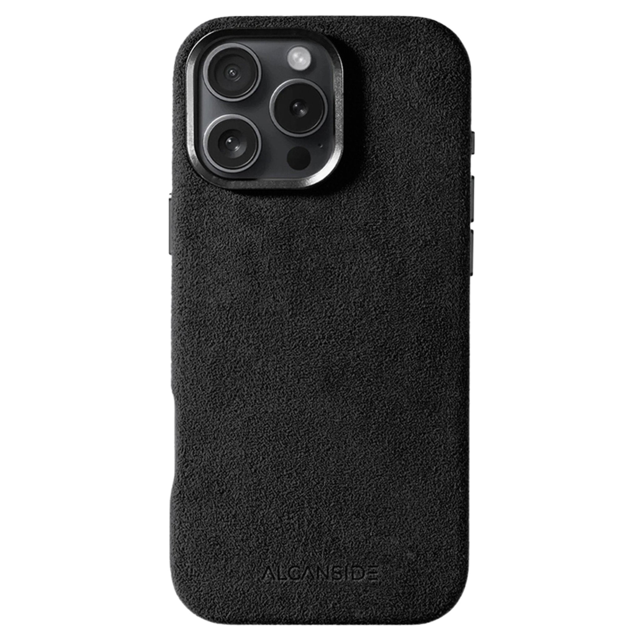 iPhone 16 Pro - Alcantara Case - Deep Black - Alcanside