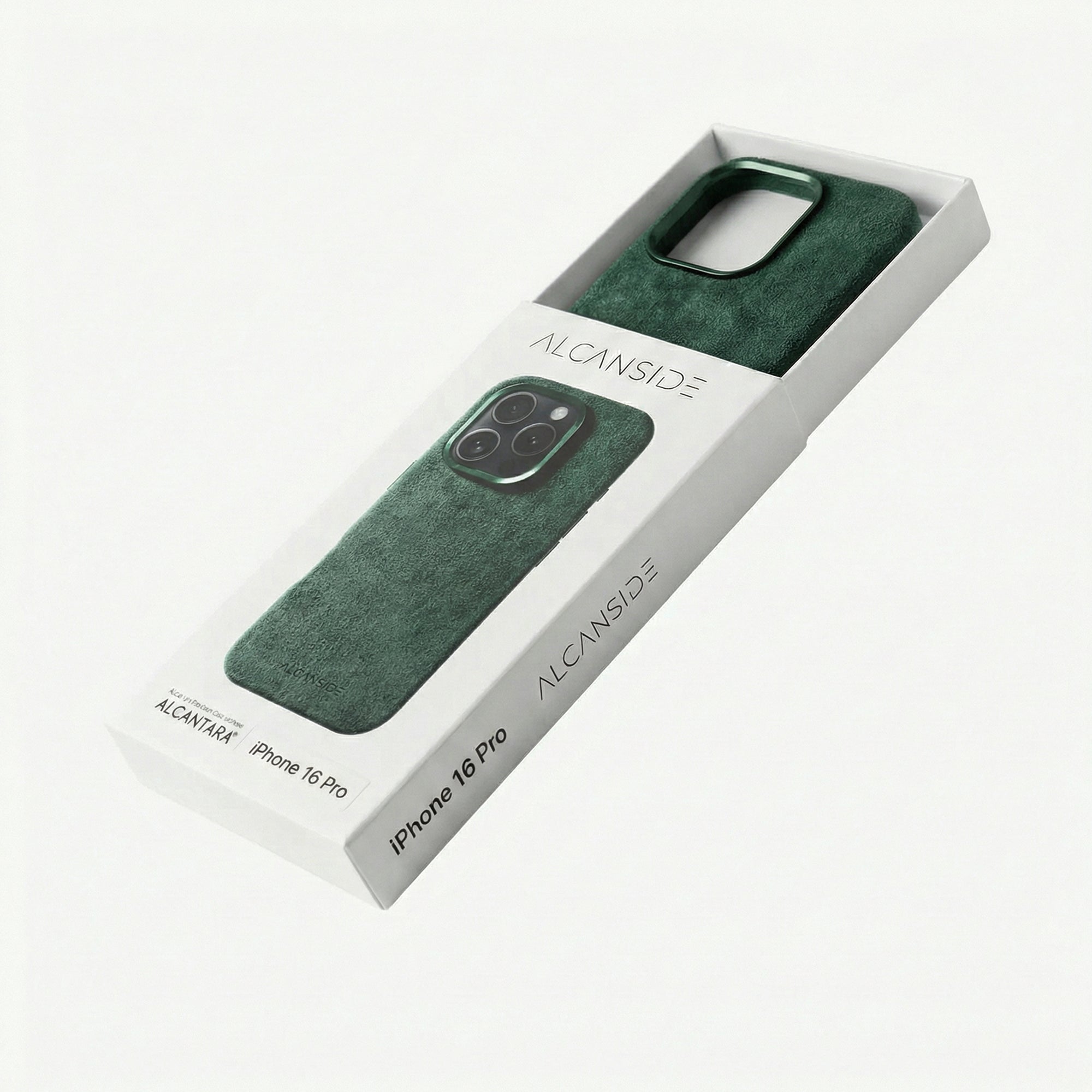 iPhone 16 Pro - Alcantara Case - Midnight Green - Alcanside