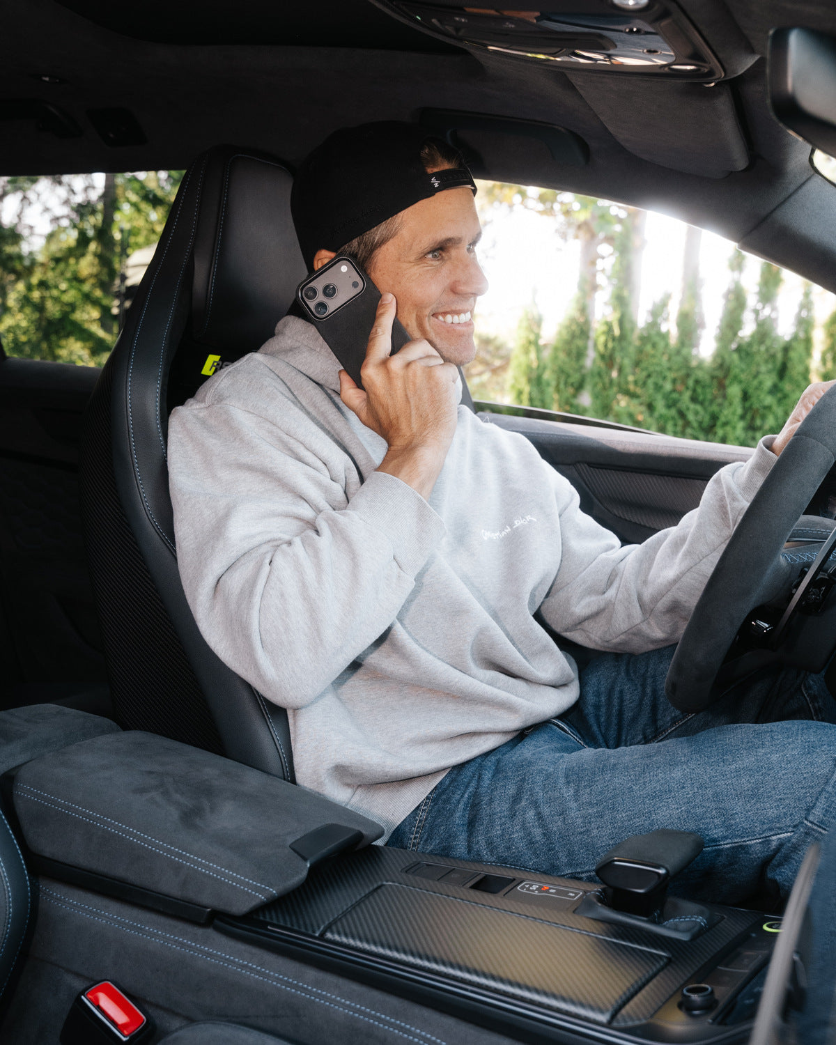 Alcantara from roof to wheel