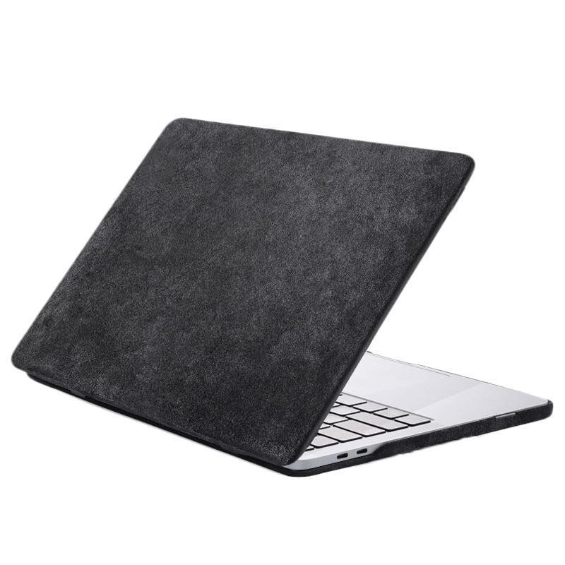 Alcantara MacBook Pro & Pro Max Cover - For 16 inch (2021 - 2024) - Space Grey - Alcanside