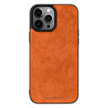 iPhone X & XS - Alcantara Back Cover - Orange